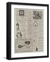 Page of Advertisements-null-Framed Giclee Print