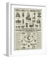 Page of Advertisements-null-Framed Giclee Print