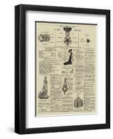 Page of Advertisements-null-Framed Giclee Print