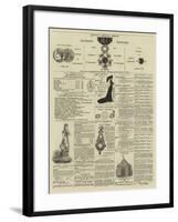 Page of Advertisements-null-Framed Giclee Print