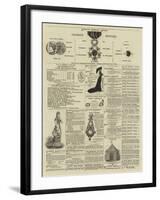 Page of Advertisements-null-Framed Giclee Print