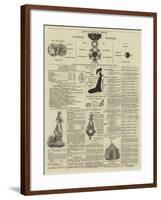 Page of Advertisements-null-Framed Giclee Print