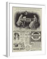 Page of Advertisements-null-Framed Giclee Print