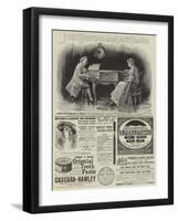 Page of Advertisements-null-Framed Giclee Print