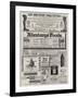 Page of Advertisements-null-Framed Giclee Print