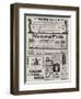 Page of Advertisements-null-Framed Giclee Print