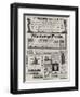 Page of Advertisements-null-Framed Giclee Print