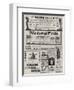 Page of Advertisements-null-Framed Giclee Print