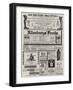 Page of Advertisements-null-Framed Giclee Print