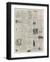 Page of Advertisements-null-Framed Giclee Print