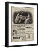 Page of Advertisements-null-Framed Giclee Print