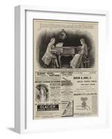 Page of Advertisements-null-Framed Giclee Print