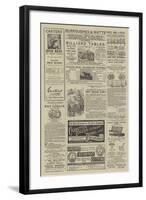 Page of Advertisements-null-Framed Giclee Print