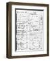 Page of Buckingham Palace Census Return for 1841-null-Framed Giclee Print