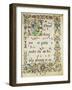 Page of Choral Music with Historiated Initial "O" Depicting the Calling of St. Peter and St. Andrew-Zanobi Di Benedetto Strozzi-Framed Giclee Print