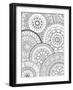 Page of Mandalas-Hello Angel-Framed Giclee Print