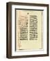 Page of the Book of Exodus-null-Framed Giclee Print