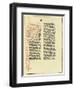 Page of the Book of Exodus-null-Framed Giclee Print