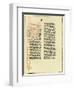 Page of the Book of Exodus-null-Framed Giclee Print