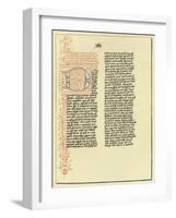 Page of the Book of Exodus-null-Framed Giclee Print