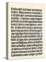 Page of the "Grammaire Latine" by Donatus, Published by Gutenberg-null-Stretched Canvas