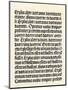 Page of the "Grammaire Latine" by Donatus, Published by Gutenberg-null-Mounted Giclee Print