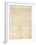 Page Three of the Constitution of the United States-null-Framed Giclee Print