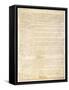 Page Three of the Constitution of the United States-null-Framed Stretched Canvas