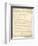 Page Two of the Constitution of the United States-null-Framed Giclee Print