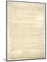 Page Two of the Constitution of the United States-null-Mounted Giclee Print