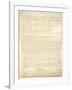 Page Two of the Constitution of the United States-null-Framed Giclee Print