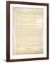 Page Two of the Constitution of the United States-null-Framed Giclee Print