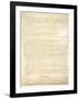 Page Two of the Constitution of the United States-null-Framed Giclee Print