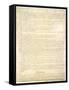 Page Two of the Constitution of the United States-null-Framed Stretched Canvas