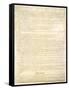 Page Two of the Constitution of the United States-null-Framed Stretched Canvas