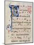 Page with Historiated Initial 'P' Depicting the Nativity, from a Gradual from the Monastery of San-Cimabue-Mounted Giclee Print