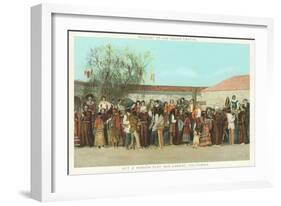 Pageant of Indian Crafts, San Gabriel Mission, California-null-Framed Art Print