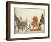 Pageant sleigh in parade, c.1640-German School-Framed Giclee Print