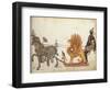 Pageant sleigh in parade, c.1640-German School-Framed Giclee Print