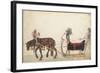 Pageant sleigh in parade, c.1640-German School-Framed Giclee Print