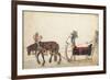 Pageant sleigh in parade, c.1640-German School-Framed Giclee Print