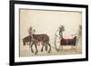 Pageant sleigh in parade, c.1640-German School-Framed Giclee Print