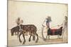 Pageant sleigh in parade, c.1640-German School-Mounted Giclee Print