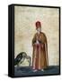 Pageboy of Great Sultan-Jacopo Ligozzi-Framed Stretched Canvas