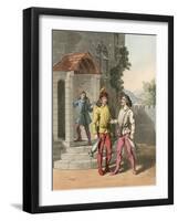 Pages and Valets-Charles Hamilton Smith-Framed Art Print