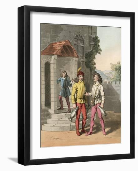 Pages and Valets-Charles Hamilton Smith-Framed Art Print