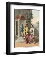 Pages and Valets-Charles Hamilton Smith-Framed Art Print