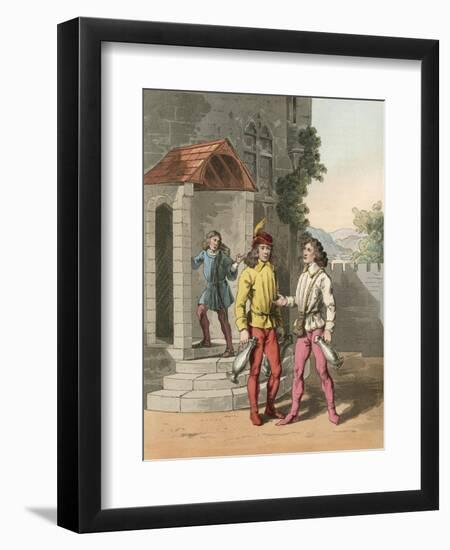 Pages and Valets-Charles Hamilton Smith-Framed Art Print