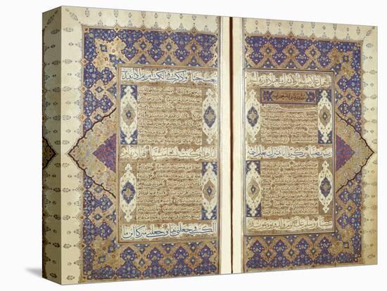 Pages From a Qur'an-null-Stretched Canvas