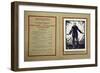 Pages from Program for Concert in Honor of Blind Soldiers-Claude Debussy-Framed Giclee Print